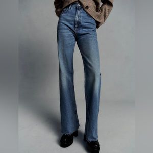 Zara jeans wide leg high-waist size size 10 (30) in good condition